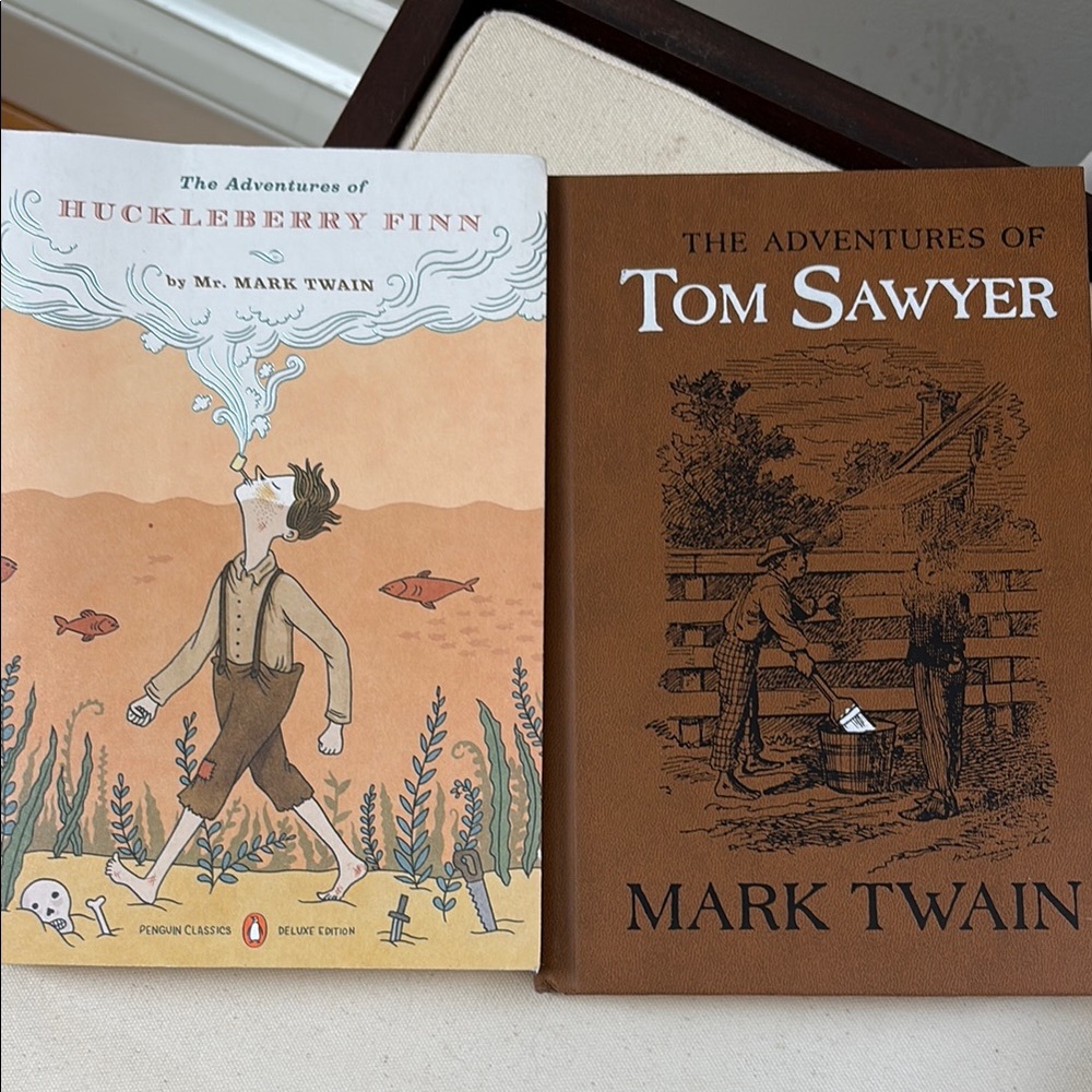 The Adventures of Huckleberry Finn and Tom Sawyer Books